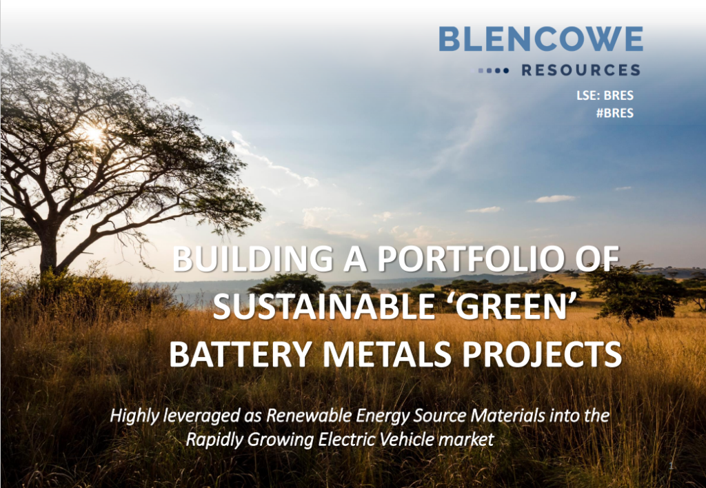 Presentation - Blencowe Resources